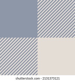 Farmhouse seamless plaid vector pattern. Gingham baby color checker background. Woven tweed all over print. 