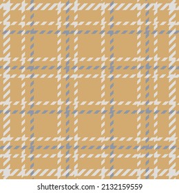 Farmhouse seamless plaid vector pattern. Gingham baby color checker background. Woven tweed all over print. 