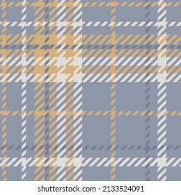 Farmhouse seamless plaid vector pattern. Gingham baby color checker background. Woven tweed all over print. 