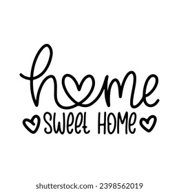 Farmhouse Sign Lettering Quotes and Phrases For Printable Posters, Cards, Tote Bags Or T-Shirt Design. Home Family Quotes And Saying