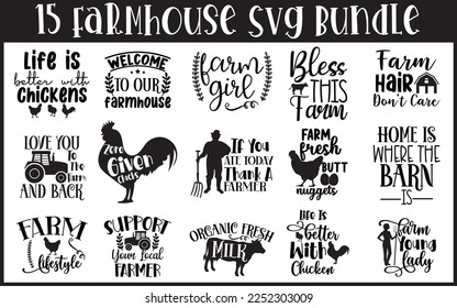 Farmhouse Svg Bundle, Farmhouse Sign Svg, Kitchen Farmhouse Svg, Cut File, Farmhouse Quotes Svg Bundle svg