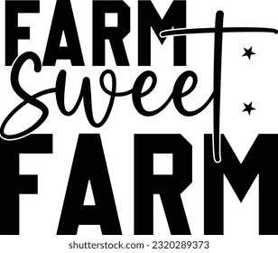 Farmhouse svg design and eps file