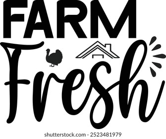 Farmhouse Typography Vector Design, Farm T-shirt Design, vector illustration.