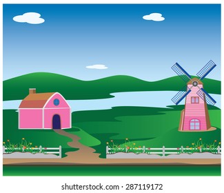 farmhouse vector design