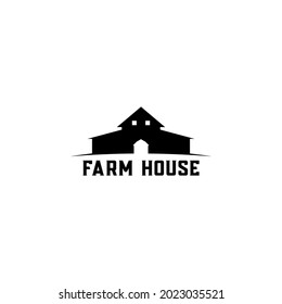 farmhouse vintage logo vector suitable for large livestock companies around the world
