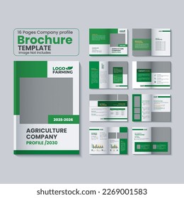 Farming and agricultural company profile brochure template and organic farming company profile brochure design, agricultural business company profile brochure design