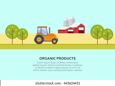 Farming and agriculture background vector illustration eps10