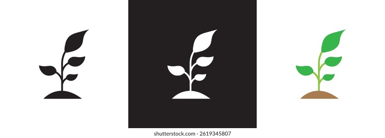 Farming, agriculture icon. Vector for websites, mobile interfaces, presentations, banner, visual branding etc. Vector illustration. isolated on white and black background. EPS 10