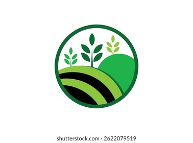 Farming and Agriculture logo design, Vector design Concept