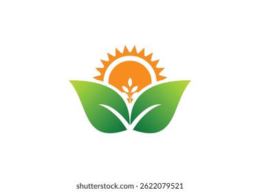 Farming and Agriculture logo design, Vector design Concept