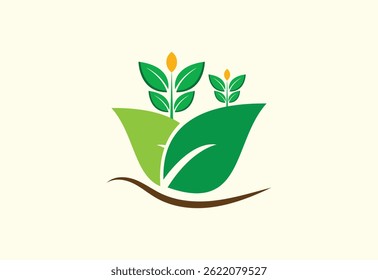 Farming and Agriculture logo design, Vector design Concept