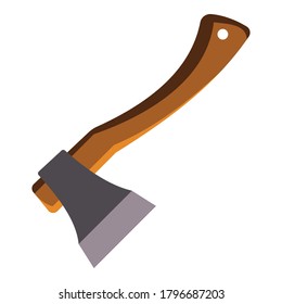 Farming axe icon. Cartoon of farming axe vector icon for web design isolated on white background