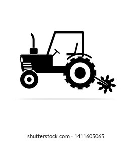 Farming car icon. Vector concept illustration for design.