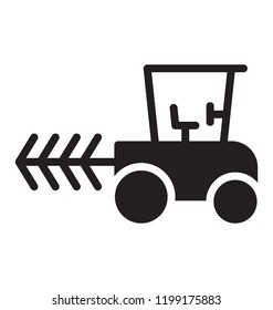A farming equipment, cultivating tractor