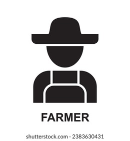 Farming farmer Icon Collection sets. Blue Icons as Vision, Training, work time, connectivitas and more. Simple web blue icons set. editable icon