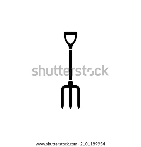 Farming fork icon vector illustration [[stock_photo]] © 