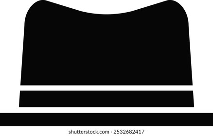 Icono detallado de la Ilustración vectorial del sombrero de la agricultura