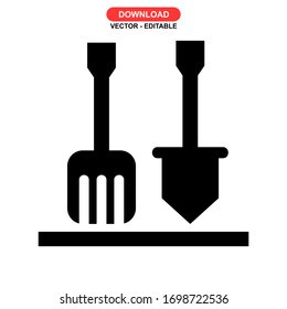 farming icon or logo isolated sign symbol vector illustration - high quality black style vector icons
