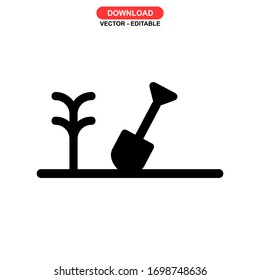 farming icon or logo isolated sign symbol vector illustration - high quality black style vector icons
