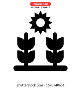 Agrarsymbol oder Logo einzeln auf Zeichen Vektorillustration - Hochwertige Vektorsymbole
