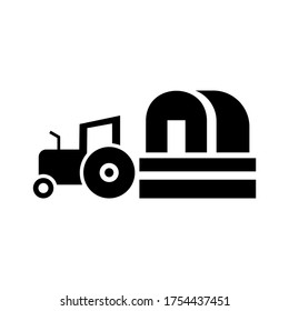 icono de cultivo o logotipo símbolo de signo aislado ilustración vectorial - iconos vectoriales de estilo negro de alta calidad
