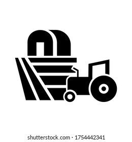 farming icon or logo isolated sign symbol vector illustration - high quality black style vector icons
