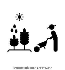 farming icon or logo isolated sign symbol vector illustration - high quality black style vector icons
