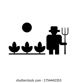 farming icon or logo isolated sign symbol vector illustration - high quality black style vector icons
