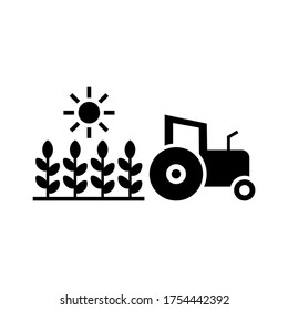 farming icon or logo isolated sign symbol vector illustration - high quality black style vector icons
