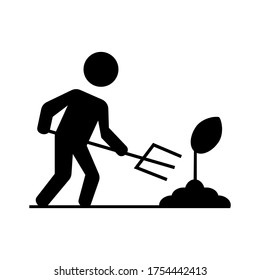 farming icon or logo isolated sign symbol vector illustration - high quality black style vector icons
