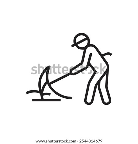 Farming Icon on white background
