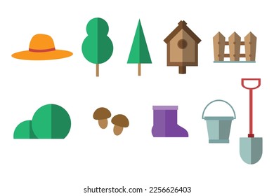 Farming Icons. Set of farming icons. Vector illustration