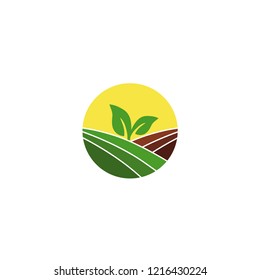 Farming Logo Design Stock Vector (Royalty Free) 1216430224 | Shutterstock