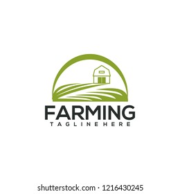 Farming Logo Design Stock Vector (Royalty Free) 1216430245 | Shutterstock