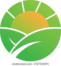 Farming logo design. Farm logo design. Landscape logo design