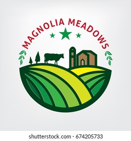 farming logo template, agriculture and more