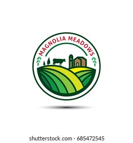 farming logo template, agriculture and more