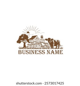 FARMING LOGO TEMPLATE FOR YOUR BUSINESS 