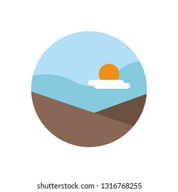 Farming nature vector icon