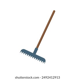 Farming pitchfork  icon flat design