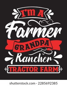 Farming Quote-Custom Typography, Print, Vector, Template design 