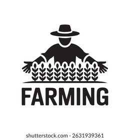 silhueta agrícola vetor ilustração artes e design