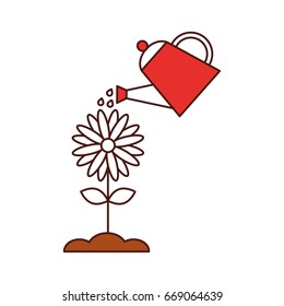 farming sprinkler with flower