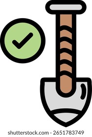 Farming Techniques Line Filled Icon Design
