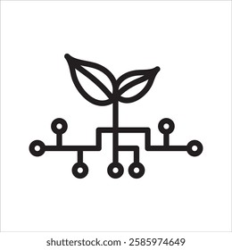 Farming technology Simple Line Icon