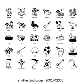 Farming , Thin Line and Pixel Perfect Icons