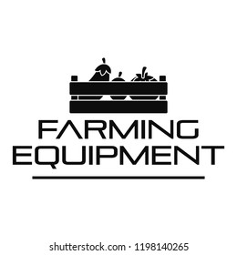 Farming tool logo. Simple illustration of farming tool vector logo for web design isolated on white background