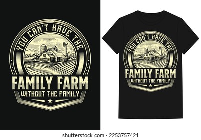 farming t-shirt design for farming lovers.