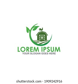 vector de agricultura, vector de logotipo agrícola