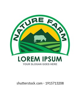 vector de agricultura, vector de logotipo agrícola